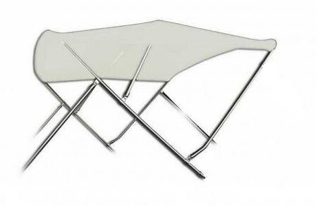 Oud Huijzer 600 Biminitop RVS 