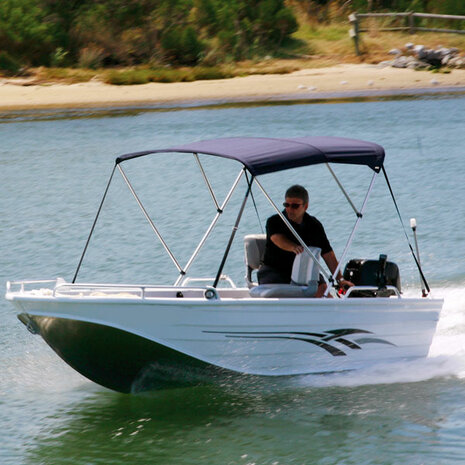 Oud Huijzer 570 Tender Biminitop Aluminium